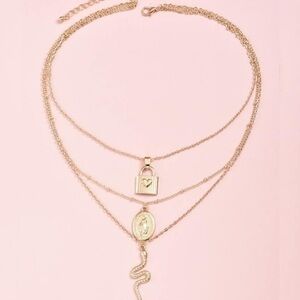 3/$30 💛 Multi Layer Charm Necklace